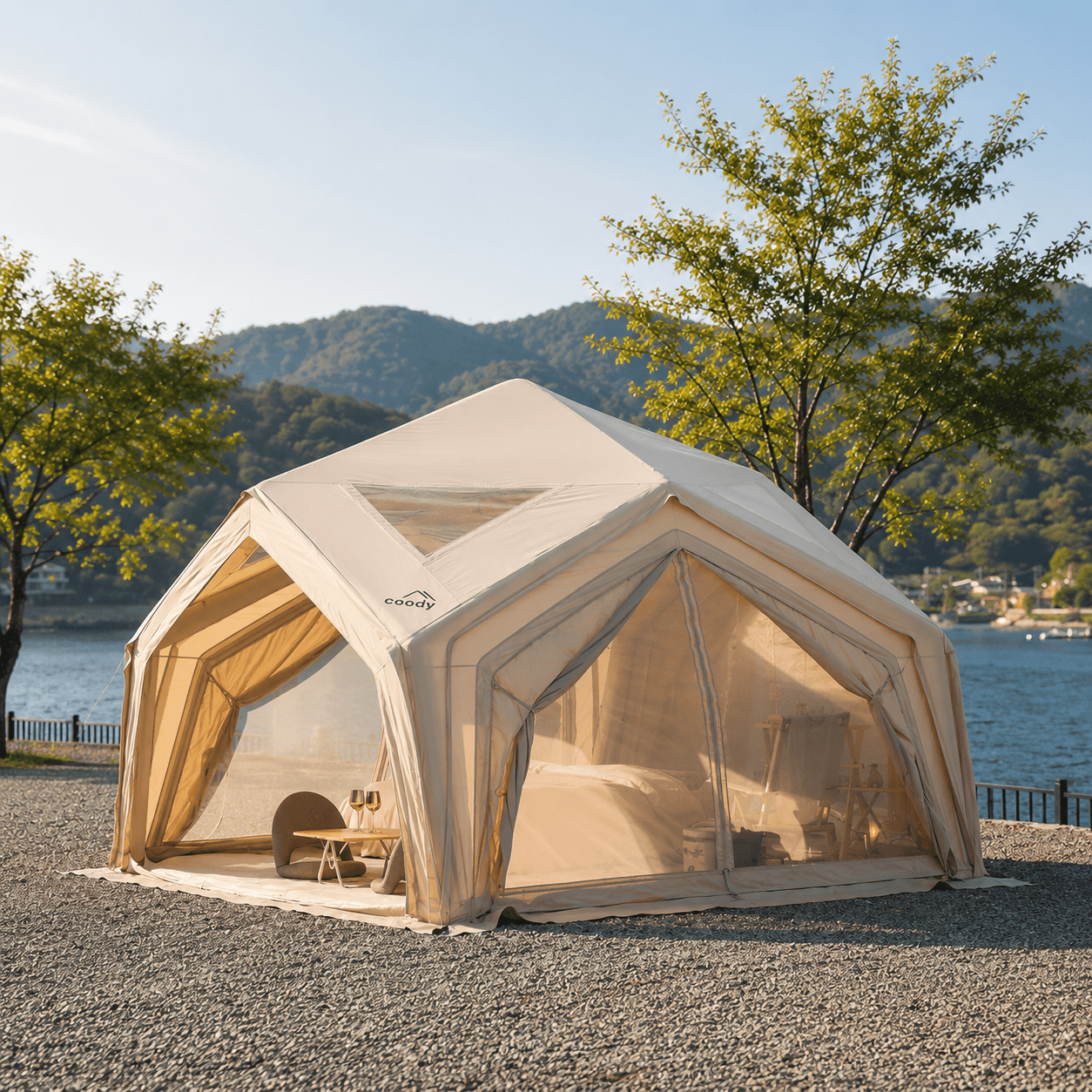Abri Gonflable Coody Hub Shelter 13 – Modulaire 4 Côtés - Coody France