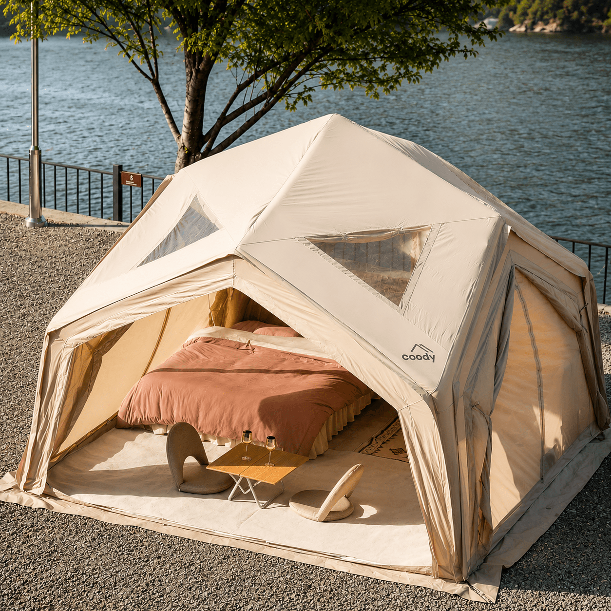 Abri Gonflable Coody Hub Shelter 13 – Modulaire 4 Côtés - Coody France