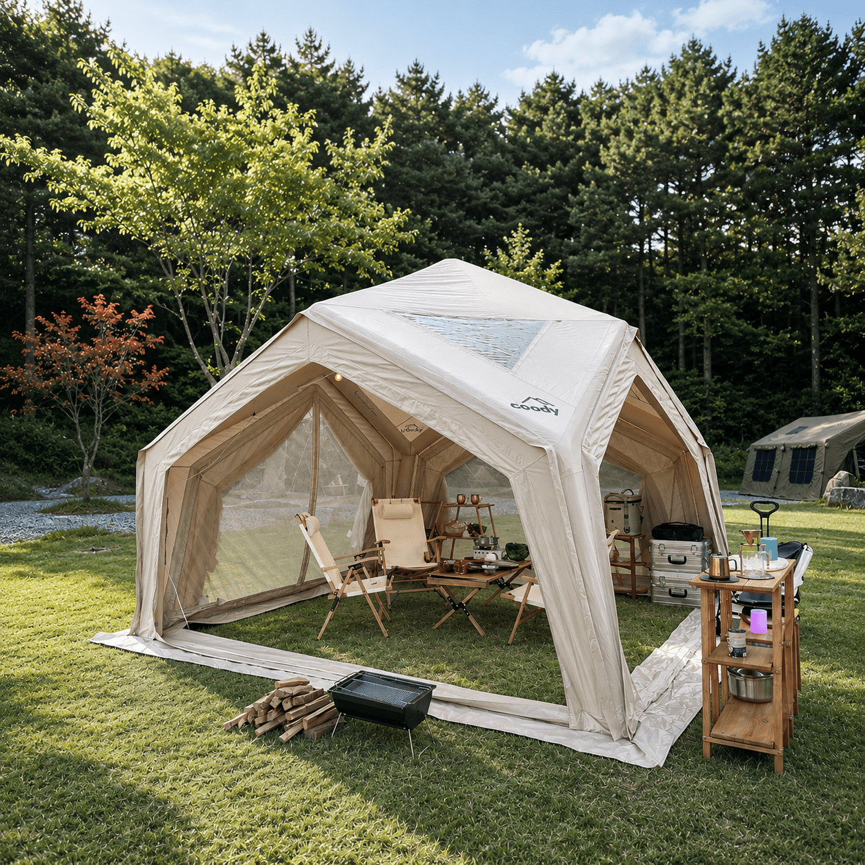 Abri Gonflable Coody Hub Shelter 13 – Modulaire 4 Côtés - Coody France