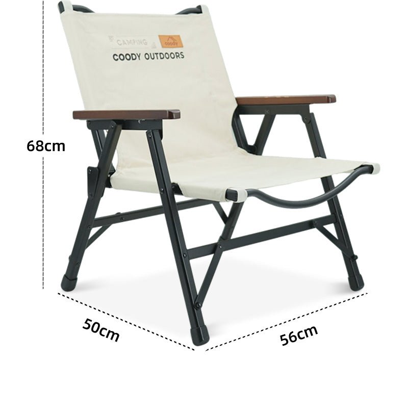 Chaise Kermit Coody – Aluminium & Accoudoirs Bois de Hêtre - Coody France