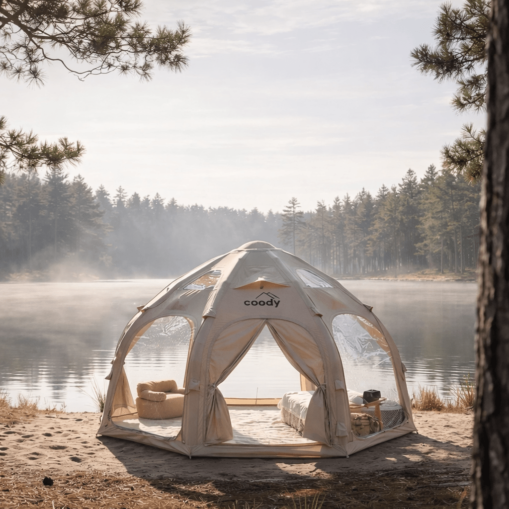 Tente Dôme Gonflable Coody Aurora 19.6 – Design Panoramique - Coody France