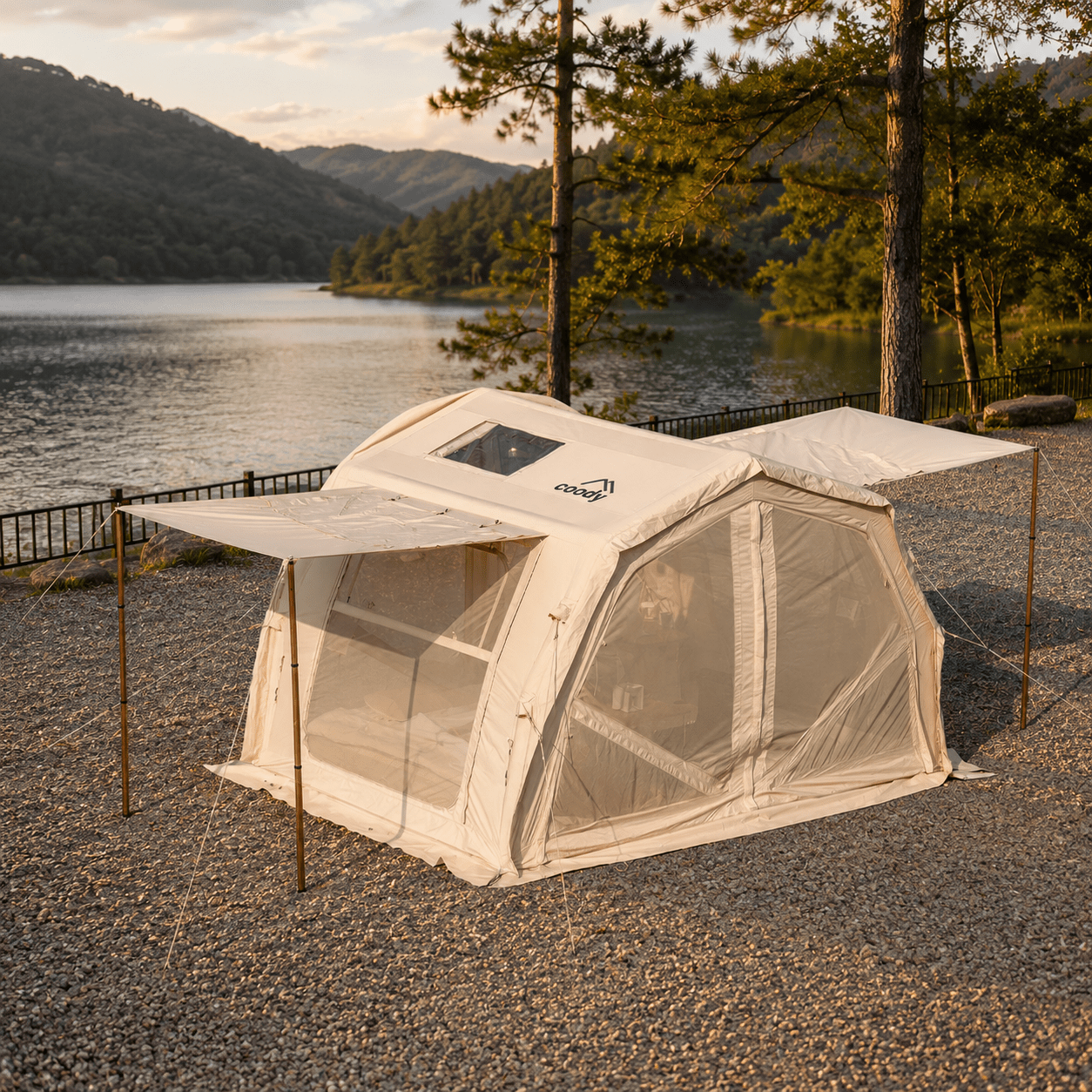 Tente Gonflable Coody 10.0 PRO – 4-6 Personnes | Modulaire - Coody France