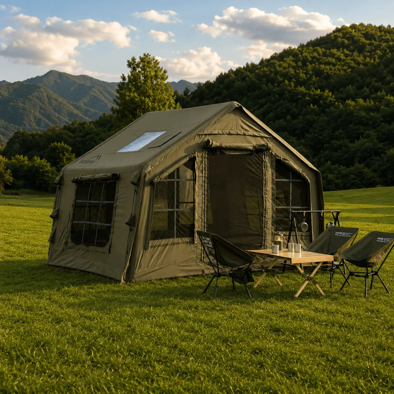 Tente Gonflable Coody 8.0 – 2-4 Personnes | 4 Saisons - Coody France