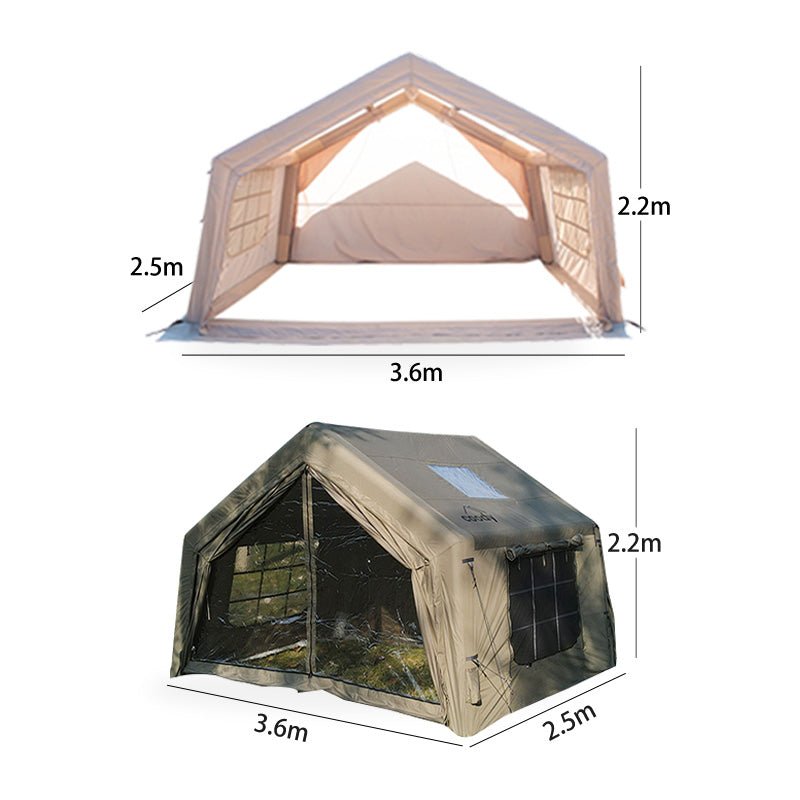 Tente Gonflable Coody 9.0 – 3-4 Personnes | Coton TC - Coody France