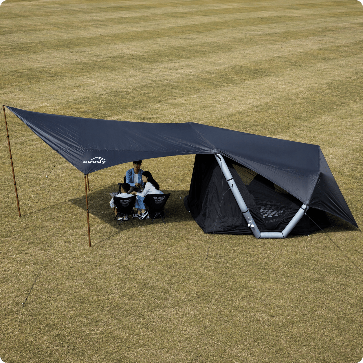 Tente Gonflable Coody Havena – Auvent Intégré | 4 Pers. - Coody France