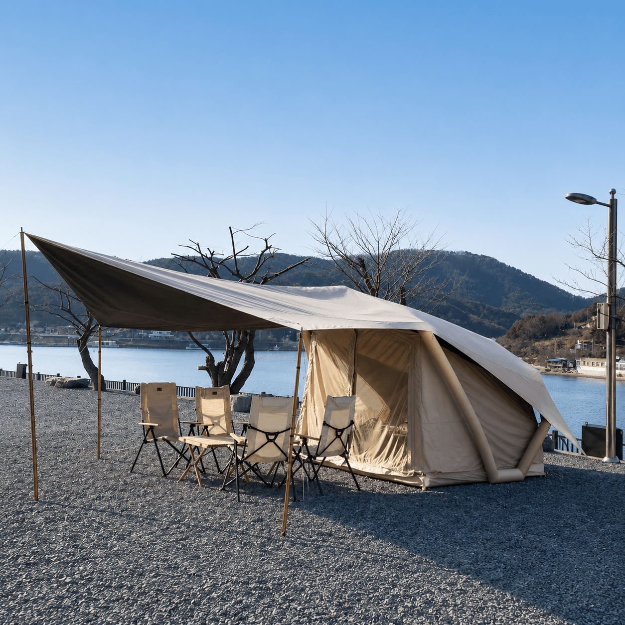 Tente Gonflable Coody Havena – Auvent Intégré | 4 Pers. - Coody France