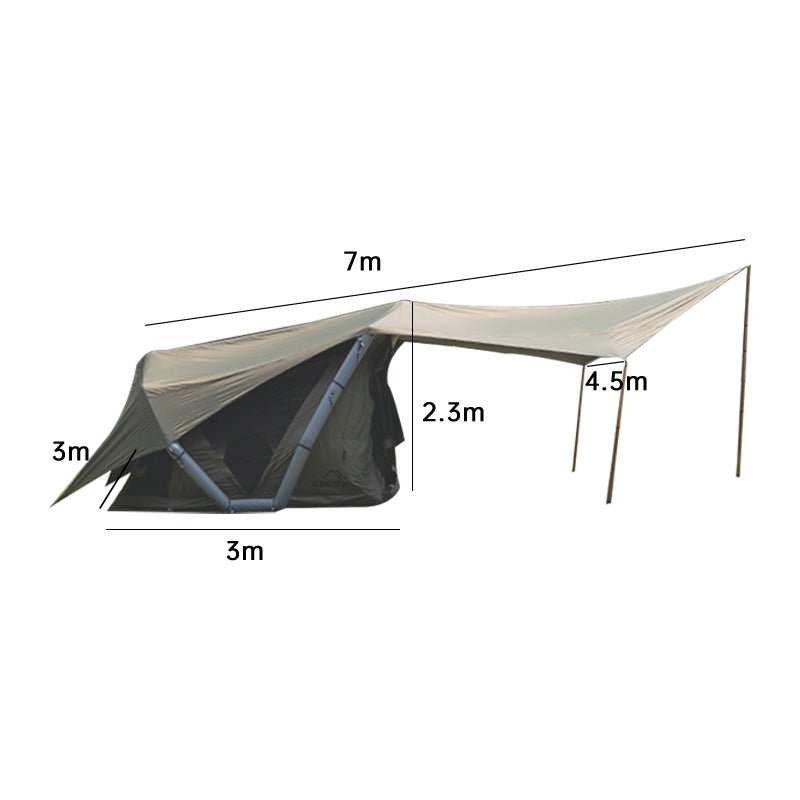Tente Gonflable Coody Havena PRO – Auvent & Moustiquaire - Coody France