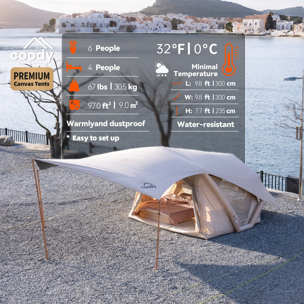 Tente Gonflable Coody Havena PRO – Auvent & Moustiquaire - Coody France